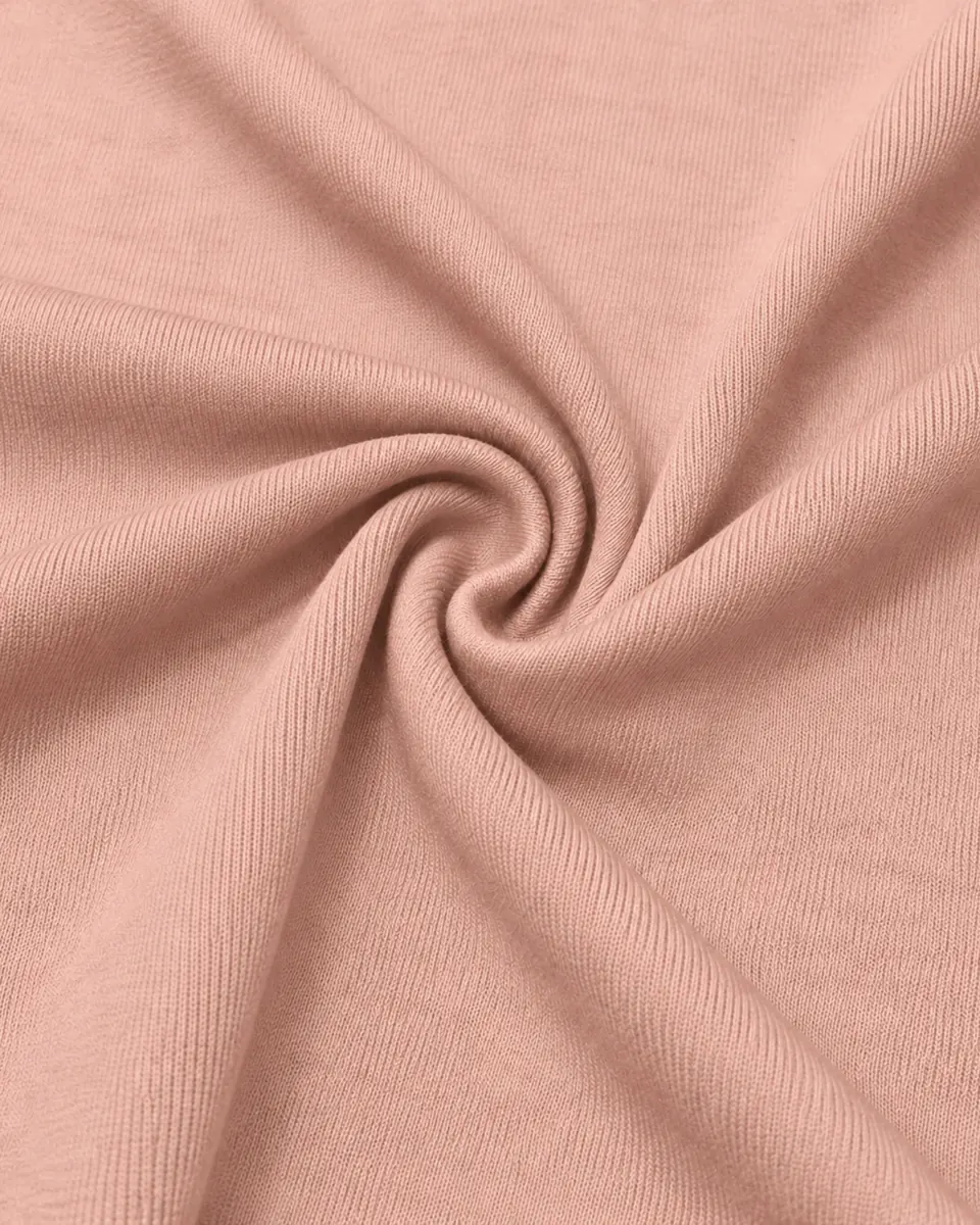 Cotton Carded Compx warna Peach Rose