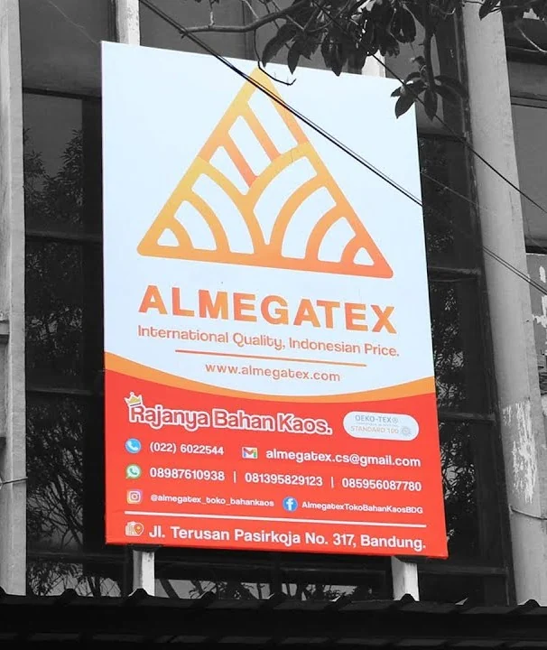 Kunjungi Toko Bahan Kaos Almegatex di Bandung Jalan Terusan Pasirkoja No 317